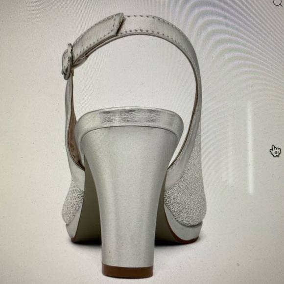 New in Box- Wedding Chunky Heel Peep Toe Sling Back, Neina by Dream Pairs - Picture 3 of 3